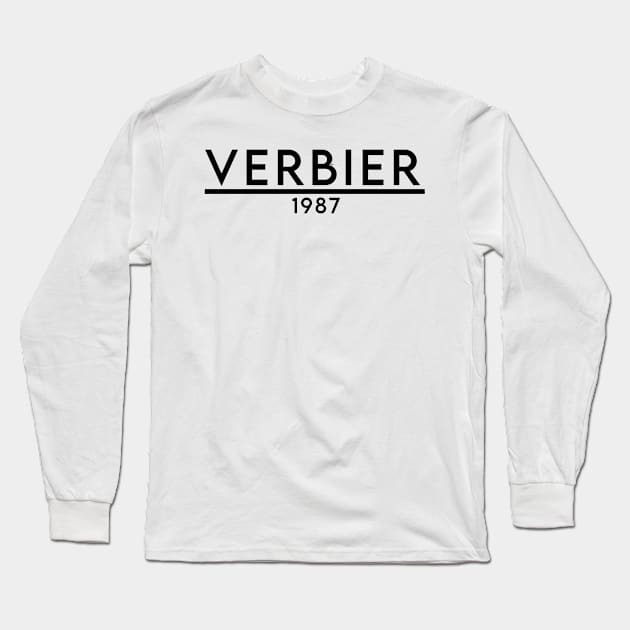 Copy of Ski Verbier 1987 Long Sleeve T-Shirt by Captain-Jackson